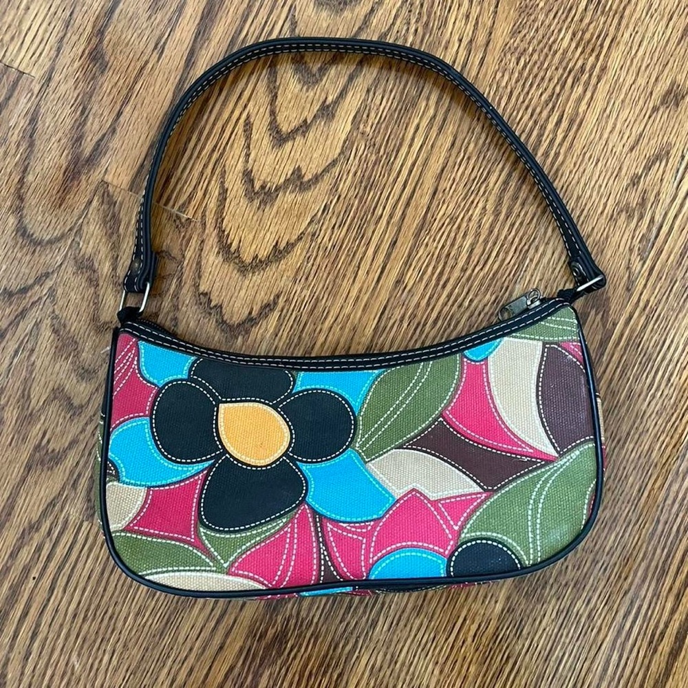 Colorful Floral Patterned Handbag
